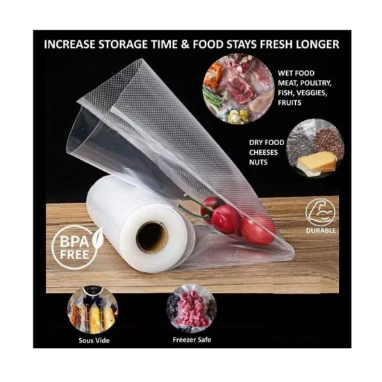Vacuum packaging roll 23x500 cm Quantity: 2 rolls by Orca - Transparent